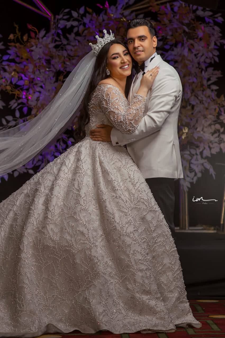 أرق التهانى بالزفاف السعيد للعروسين ياسمين حمدى مدين و شادى  أحمد فهمى